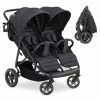 New 🥰 Hauck Zwillingsbuggy UpTown Duo - Melange Black 👏