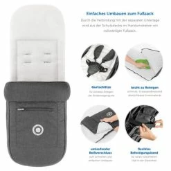 Promo 🔥 Hoco Tragetasche 3 in 1 Exklusiv - Linnen Dark Grey - Collection 2021 😀 -Way Sales hoco 3 in 1 babywanne exklusiv linen dark grey 52003 75407 d4