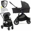 Best deal 🤩 Joie 2in1 Kombi-Kinderwagen-Set Versatrax bis 22 kg belastbar mit Sportsitz, Babywanne, Adapter & XXL-Zubehörpaket - Pavement - Collection 2022 🌟