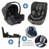 Promo 🛒 Joie 3in1 Reboarder-Set i-Venture Ember & i-Snug Coal & Isofix-Basis Advance & Sommerbezug & Polsterschutz - Collection 2022 😀