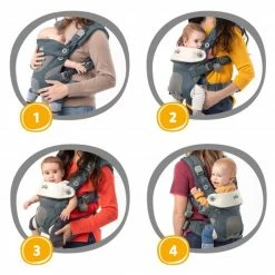 Promo 😀 Joie 4in1 Babytrage Savvy für Neugeborene ab 3,5 kg bis 16 kg einsetzbar mit 4 Tragepositionen inkl. Zubehör - Hunter - Collection 2022 😀 -Way Sales joie 4in1 babytrage savvy fur neugeborene ab 3 5 kg bis 16 kg einsetzbar mit 4 tragepositionen inkl zubehor hunter v1907aahnt000 d2