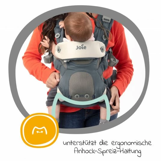Deals ❤️ Joie 4in1 Babytrage Savvy für Neugeborene ab 3,5 kg bis 16 kg einsetzbar mit 4 Tragepositionen inkl. Zubehör - Marina - Collection 2022 🔔 6 Deals ❤️ Joie 4in1 Babytrage Savvy für Neugeborene ab 3,5 kg bis 16 kg einsetzbar mit 4 Tragepositionen inkl. Zubehör - Marina - Collection 2022 🔔 - Image 6