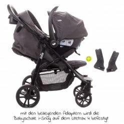 Top 10 ✨ Joie 4in1 Kombi-Kinderwagen-Set Litetrax 4 mit Adapter, Babyschale, Babywanne, Isofix-Basis & XXL-Zubehörpaket - Coal - Collection 2022 🔥 -Way Sales joie 4in1 kombi kinderwagen set litetrax 4 mit adapter babyschale babywanne isofix basis xxl zubehorpaket coal set 199 d5