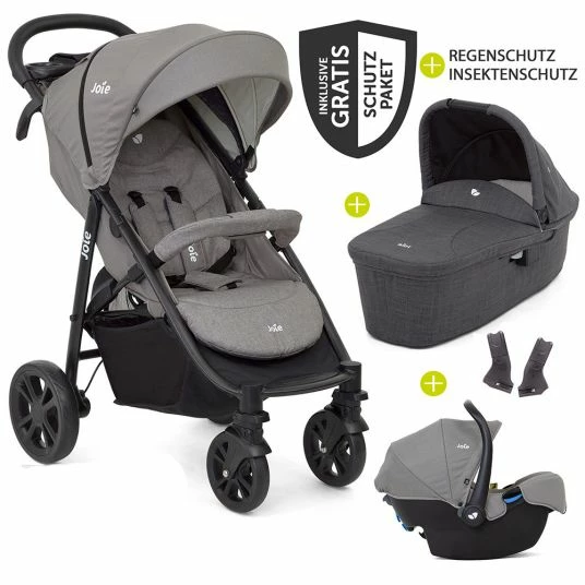 Deals ❤️ Joie 4in1 Kombi-Kinderwagen-Set Literax 4 mit Adapter, Babyschale, Babywanne, Isofix-Basis & XXL Zubehörpaket - Gray Flannel - Collection 2022 ⌛ 1 Deals ❤️ Joie 4in1 Kombi-Kinderwagen-Set Literax 4 mit Adapter, Babyschale, Babywanne, Isofix-Basis & XXL Zubehörpaket - Gray Flannel - Collection 2022 ⌛