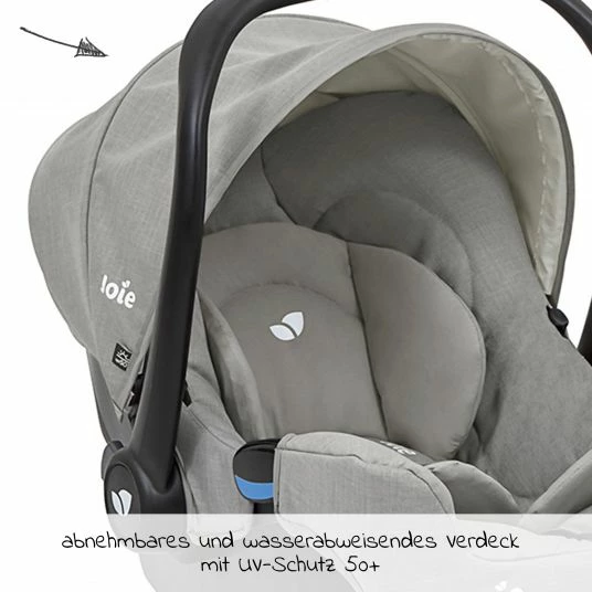 Best deal π Joie Babyschale Gemm Gruppe 0+ - ab Geburt bis 15 Monate (ab Geburt-13 kg) inkl. Sitzverkleinerer & Sonnenverdeck - Pebble - Collection 2022 π 4 Best deal π Joie Babyschale Gemm Gruppe 0+ - ab Geburt bis 15 Monate (ab Geburt-13 kg) inkl. Sitzverkleinerer & Sonnenverdeck - Pebble - Collection 2022 π - Image 4