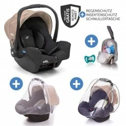 Outlet 👏 Joie Babyschale Gemm Gruppe 0+ - ab Geburt bis 15 Monate (ab Geburt - 13 kg) inkl. Sitzverkleinerer & Zubehörpaket - Mushroom - Collection 2022 🔔