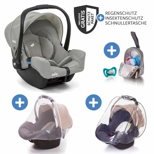Promo 🔔 Joie Babyschale Gemm Gruppe 0+ - ab Geburt bis 15 Monate (ab Geburt - 13 kg) inkl. Sitzverkleinerer & Zubehörpaket - Pebble - Collection 2022 ✨ 1 Promo 🔔 Joie Babyschale Gemm Gruppe 0+ - ab Geburt bis 15 Monate (ab Geburt - 13 kg) inkl. Sitzverkleinerer & Zubehörpaket - Pebble - Collection 2022 ✨