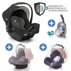 Cheapest 🔥 Joie Babyschale Gemm Gruppe 0+ - ab Geburt bis 15 Monate (ab Geburt - 13 kg) inkl. Sitzverkleinerer & Zubehörpaket - Shale - Collection 2022 😉