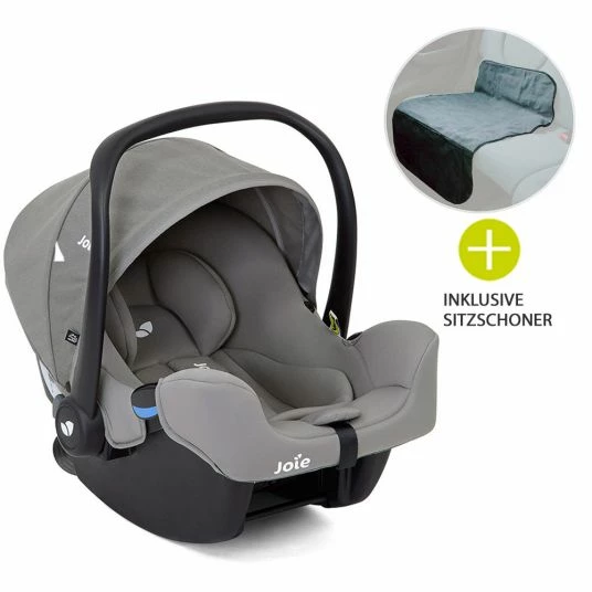 Deals 🎉 Joie Babyschale i-Snug i-Size inkl. Autositz - Schutzunterlage - Gray Flannel - Collection 2022 🧨 1 Deals 🎉 Joie Babyschale i-Snug i-Size inkl. Autositz - Schutzunterlage - Gray Flannel - Collection 2022 🧨