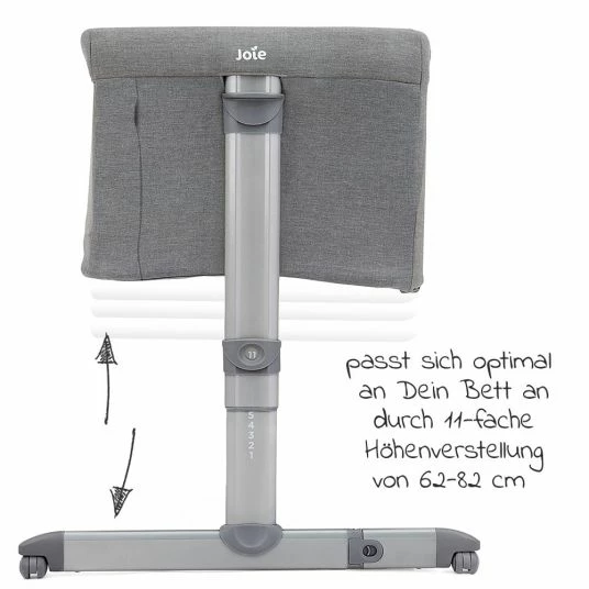 Budget π Joie Beistell- & Reisebett Roomie inkl. Matratze & Transporttasche - Gray Flanel - Collection 2022 π€© 4 Budget π Joie Beistell- & Reisebett Roomie inkl. Matratze & Transporttasche - Gray Flanel - Collection 2022 π€© - Image 4