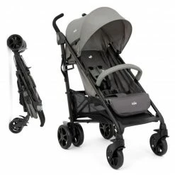 Best reviews of ✨ Joie Reisebuggy Brisk XL bis 22 kg belastbar mit Liegefunktion & Einhand-Faltung - Dark Pewter - Collection 2022 😍