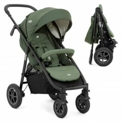 Best deal 🛒 Joie Buggy & Sportwagen Litetrax 4 DLX Air mit Luftreifen, Teleskopschieber, Regenschutz bis 22 kg belastbar - Moss - Collection 2022 😉