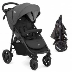 Best Sale ⌛ Joie Buggy & Sportwagen Litetrax 4 mit Schieber-Ablagefach & Regenschutz - Coal - Collection 2022 🎁