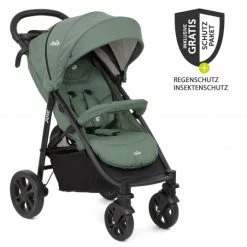 Brand new 🎉 Joie Buggy & Sportwagen Litetrax 4 mit Schieber-Ablagefach, Regenschutz & Insektenschutz - Laurel - Collection 2022 😉