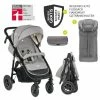 Flash Sale 🎉 Joie Buggy & Sportwagen Mytrax mit Luftreifen, Getränkehalter, Regenschutz, Fußsack & Handmuff - Gray Flannel - Collection 2022 🔥