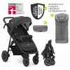 Deals 🎁 Joie Buggy & Sportwagen Mytrax mit Luftreifen, Getränkehalter, Regenschutz, Fußsack & Handmuff - Pavement - Collection 2022 😉