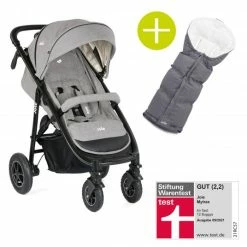 Brand new 🔥 Joie Buggy & Sportwagen Mytrax mit Luftreifen, Getränkehalter, Regenschutz inkl. Fußsack Therma - Gray Flannel - Collection 2022 🎁