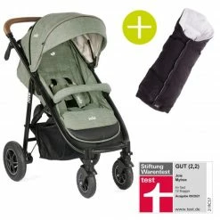 New 💯 Joie Buggy & Sportwagen Mytrax mit Luftreifen, Getränkehalter, Regenschutz inkl. Fußsack Therma - Laurel - Collection 2022 😍