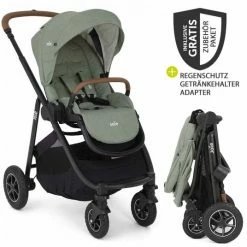 Deals ⌛ Joie Buggy & Sportwagen Versatrax bis 22 kg belastbar - umsetzbare Sitzeinheit, Adapter, & Regenschutz - Laurel - Collection 2022 ✔️