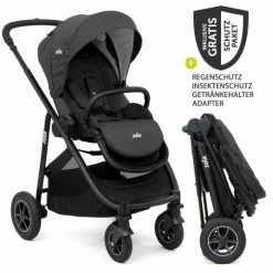 Wholesale 🤩 Joie Buggy & Sportwagen Versatrax bis 22 kg belastbar - umsetzbare Sitzeinheit, Adapter, & XXL-Zubehörpaket - Pavement - Collection 2022 ⌛