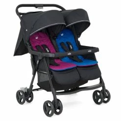 Top 10 🧨 Joie Geschwister- & Zwillingsbuggy Aire Twin inkl. Regenschutz - Rosy & Sea - Collection 2022 🧨