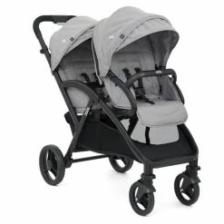 Deals 🎉 Joie Geschwisterwagen Evalite Duo inkl. Regenschutz - Gray Flannel - Collection 2022 🛒