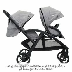 Deals 🎉 Joie Geschwisterwagen Evalite Duo inkl. Regenschutz - Gray Flannel - Collection 2022 🛒 -Way Sales joie geschwisterwagen evalite duo inkl regenschutz gray flannel s1424abgfl000 d3