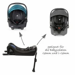 Way Sales -Way Sales joie isofix basis i base fur i gemm gemm dark shadow d1404aablk000 d1