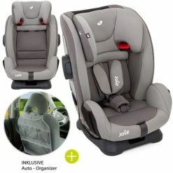 Hot Sale 👍 Joie Kindersitz Fortifi R Gruppe 1/2/3 - ab 9 Monate - 12 Jahre (9-36 kg) inkl. Auto - Organizer - Dark Peweter - Collection 2022 💯