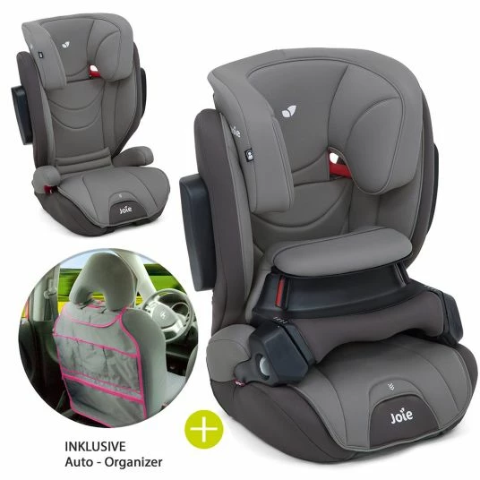 Outlet ⌛ Joie Kindersitz Traver Shield Gruppe 1/2/3 - ab 9 Monate - 12 Jahre (15-36 kg) inkl. Auto - Organizer - Dark Peweter - Collection 2022 ⌛ 1 Outlet ⌛ Joie Kindersitz Traver Shield Gruppe 1/2/3 - ab 9 Monate - 12 Jahre (15-36 kg) inkl. Auto - Organizer - Dark Peweter - Collection 2022 ⌛