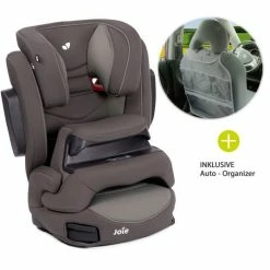 Discount 😉 Joie Kindersitz Trillo Shield Gruppe 1/2/3 - ab 9 Monate - 12 Jahre (9-36 kg) inkl. Auto - Organizer - Dark Pewter - Collection 2022 👏