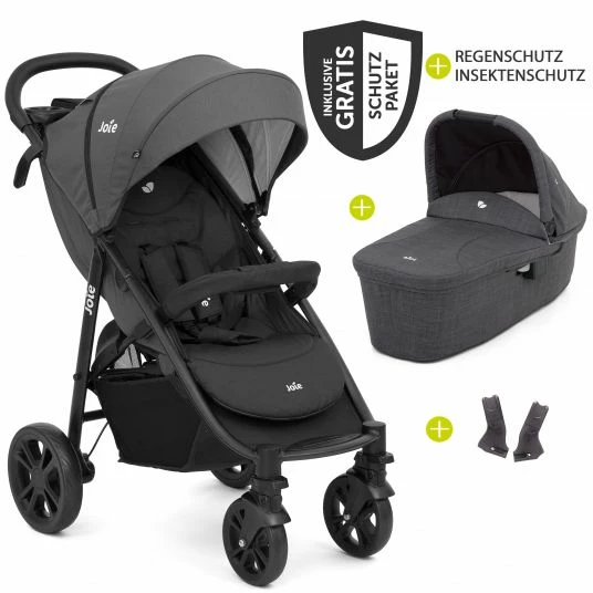 Coupon 🤩 Joie Kombi-Kinderwagen Litetrax 4 mit Schieber-Ablagefach, Babywanne, Adapter & Zubehör Paket - Black - Collection 2022 🧨 1 Coupon 🤩 Joie Kombi-Kinderwagen Litetrax 4 mit Schieber-Ablagefach, Babywanne, Adapter & Zubehör Paket - Black - Collection 2022 🧨