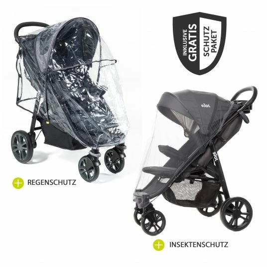 Coupon 🤩 Joie Kombi-Kinderwagen Litetrax 4 mit Schieber-Ablagefach, Babywanne, Adapter & Zubehör Paket - Black - Collection 2022 🧨 2 Coupon 🤩 Joie Kombi-Kinderwagen Litetrax 4 mit Schieber-Ablagefach, Babywanne, Adapter & Zubehör Paket - Black - Collection 2022 🧨 - Image 2