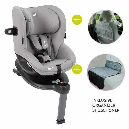 Outlet 🤩 Joie Reboarder-Kindersitz i-Spin 360 E i-Size - ab 9 Monate - 4 Jahre (61-105 cm) + Gratis Zubehörpaket - Gray Flannel - Collection 2022 👏 1 Outlet 🤩 Joie Reboarder-Kindersitz i-Spin 360 E i-Size - ab 9 Monate - 4 Jahre (61-105 cm) + Gratis Zubehörpaket - Gray Flannel - Collection 2022 👏
