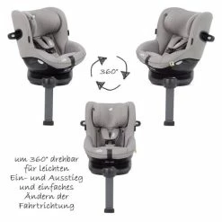 Buy 🌟 Joie Reboarder-Kindersitz i-Spin 360 E i-Size - ab 9 Monate - 4 Jahre (61-105 cm) - Gray Flannel - Collection 2022 🛒 -Way Sales joie reboarder kindersitz i spin 360 e i size ab 9 monate 4 jahre 61 105 cm gray flannel c1801nagfl000 d4