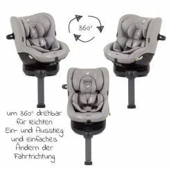 Flash Sale ⭐ Joie Reboarder-Kindersitz i-Spin 360 R i-Size - ab Geburt - 4 Jahre (40-105 cm) - Gray Flannel - Collection 2022 🛒 -Way Sales joie reboarder kindersitz i spin 360 r i size ab geburt 4 jahre 40 105 cm gray flannel c1801magfl000 d4