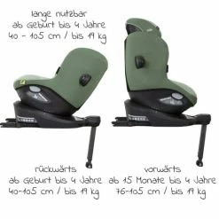 Best deal 🔥 Joie Reboarder-Kindersitz i-Spin 360 R i-Size - ab Geburt - 4 Jahre (40-105 cm) - Laurel - Collection 2022 🥰 -Way Sales joie reboarder kindersitz i spin 360 r i size ab geburt 4 jahre 40 105 cm laurel c1801malrl000 d3