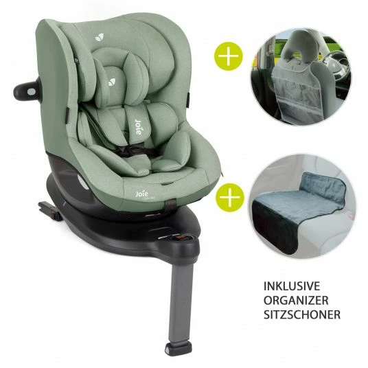 Wholesale ⭐ Joie Reboarder-Kindersitz i-Spin 360 R i-Size - ab Geburt - 4 Jahre (40-105 cm) + Zubehörpaket - Laurel - Collection 2022 🔔 1 Wholesale ⭐ Joie Reboarder-Kindersitz i-Spin 360 R i-Size - ab Geburt - 4 Jahre (40-105 cm) + Zubehörpaket - Laurel - Collection 2022 🔔
