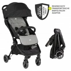 Deals 🌟 Joie Reisebuggy Pact mit nur 6 kg inkl. Transporttasche, Adapter & Regenschutz - Ember - Collection 2022 😉
