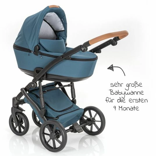 Brand new 🌟 Junama 2in 1 Kombi-Kinderwagen-Set Space inkl. Babywanne, Sportsitz,Wickeltasche & Regenschutz - Grün - Collection 2022 🤩 4 Brand new 🌟 Junama 2in 1 Kombi-Kinderwagen-Set Space inkl. Babywanne, Sportsitz,Wickeltasche & Regenschutz - Grün - Collection 2022 🤩 - Image 4