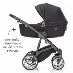 Brand new 🥰 Junama 2in 1 Kombi-Kinderwagen-Set Termo Line Tex inkl. Babywanne, Sportsitz,Wickeltasche & Regenschutz - Schwarz - Collection 2022 ⭐ -Way Sales junama 2in 1 kombi kinderwagen set termo line tex inkl babywanne sportsitz wickeltasche regenschutz schwarz termo tex 05 d3