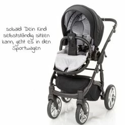 Brand new 🥰 Junama 2in 1 Kombi-Kinderwagen-Set Termo Line Tex inkl. Babywanne, Sportsitz,Wickeltasche & Regenschutz - Schwarz - Collection 2022 ⭐ -Way Sales junama 2in 1 kombi kinderwagen set termo line tex inkl babywanne sportsitz wickeltasche regenschutz schwarz termo tex 05 d4