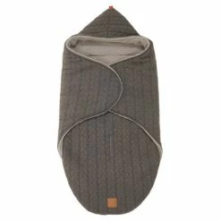 Buy 👏 Kaiser Wrappy folding blanket - Knit Design - Anthracite ✔️