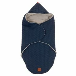 Buy 👏 Kaiser Einschlagdecke Wrappy - Knit Design - Navy 😉