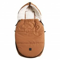 Flash Sale 🧨 Kaiser Fleece-Fußsack Hoody 2.0 für Babyschale und Babywanne - Camel ❤️