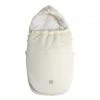 Deals 🌟 Kaiser Fleece-Fußsack Jersey Hood für Babyschalen und Babywannen - Vanille Ice - Collection 2022 🔔