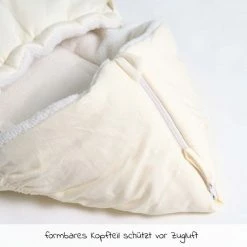 Deals 🌟 Kaiser Fleece-Fußsack Jersey Hood für Babyschalen und Babywannen - Vanille Ice - Collection 2022 🔔 -Way Sales kaiser fleece fusssack jersey hood fur babyschalen und babywannen vanille ice 65320 301 d3