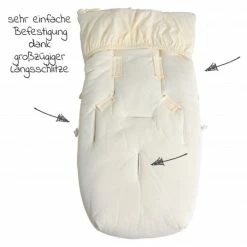 Deals 🌟 Kaiser Fleece-Fußsack Jersey Hood für Babyschalen und Babywannen - Vanille Ice - Collection 2022 🔔 -Way Sales kaiser fleece fusssack jersey hood fur babyschalen und babywannen vanille ice 65320 301 d5