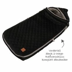 Cheap 👍 Kaiser Fleece-Fußsack Velvet Kiki - Black Light Grey 🔥 -Way Sales kaiser fleece fusssack velvet kiki black light grey 65672 25 d2