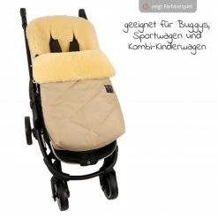 Best deal 🧨 Kaiser Lambskin Footmuff Natura - Marine 🧨 -Way Sales kaiser lammfell fusssack natura marine 6541122 d2